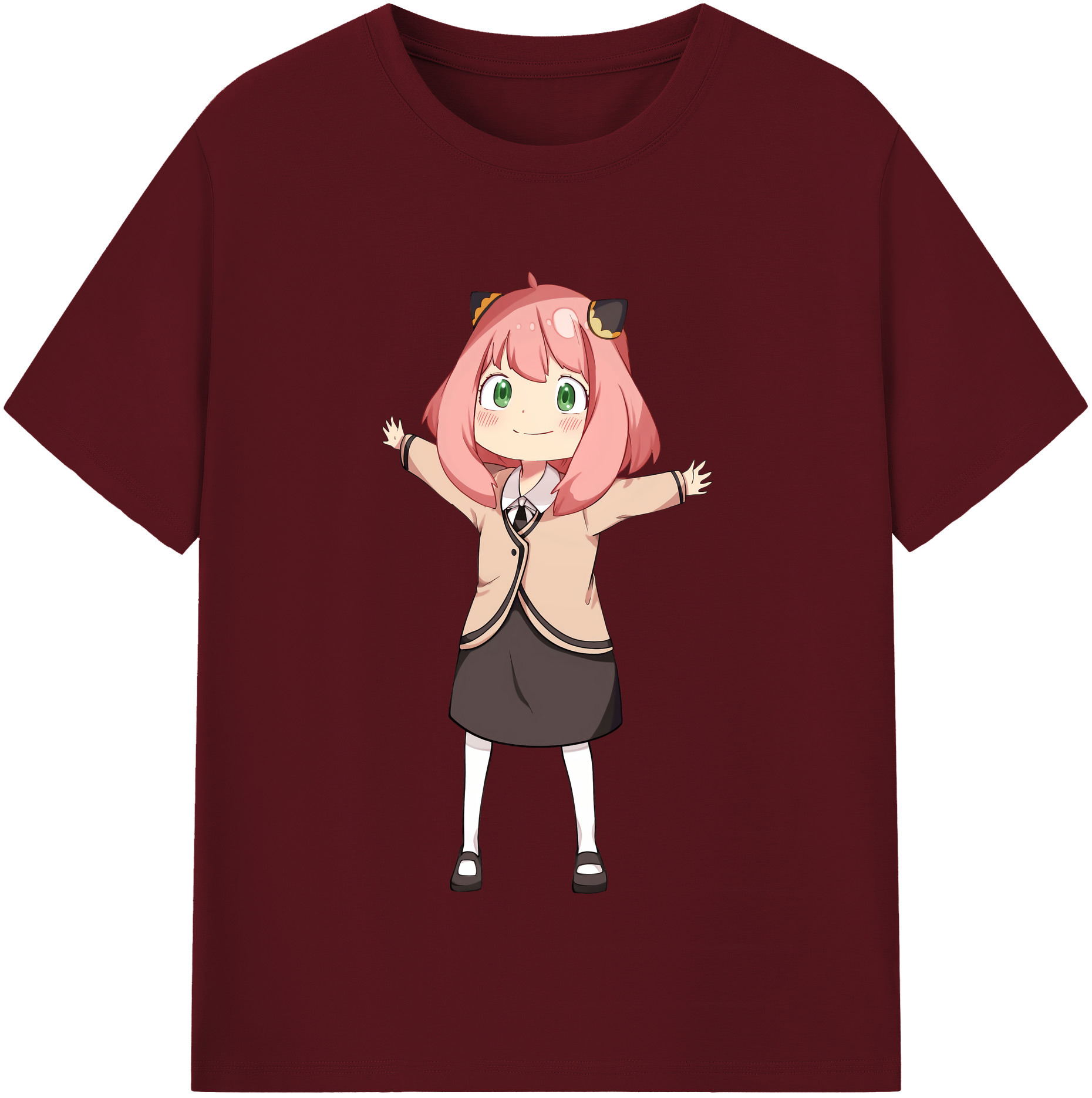 （画像用） SPY×FAMILY间谍家家酒 綿100％半袖Tシャツ（フロントプリント）